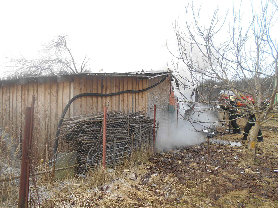 Горели дом, гараж и баня – три пожара в Бобруйске и на районе