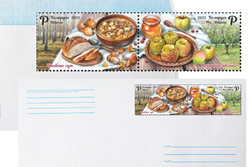 «Грибной суп» и «Печеные яблоки». Как выглядят новые почтовые марки?