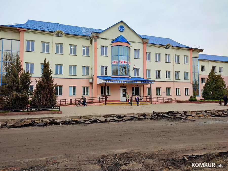 Улица Пролетарская в Бобруйске перекрыта, идут работы