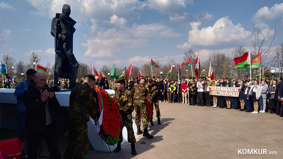 В Бобруйске передали для захоронения останки солдат, считавшихся пропавшими без вести
