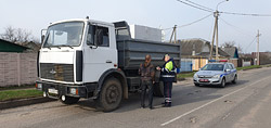 ГАИ Бобруйска усилила контроль за грузовыми автомобилями