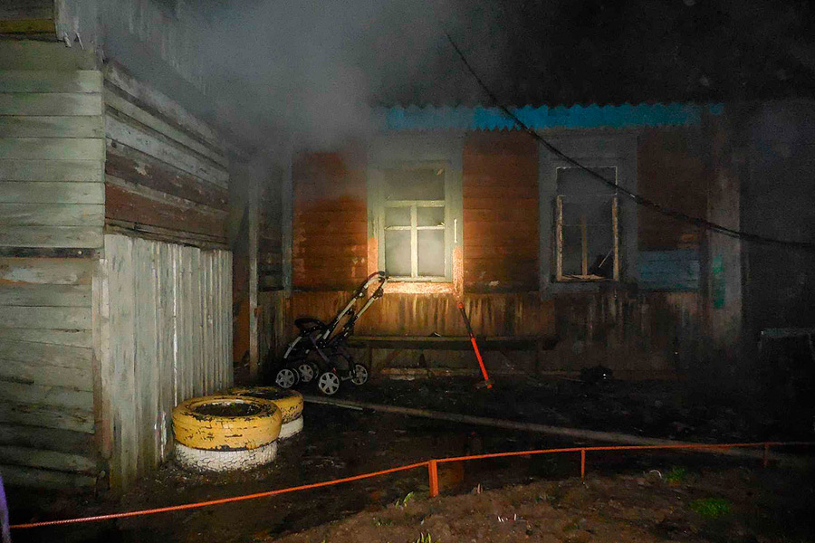 В Бобруйске на пожаре погиб мужчина