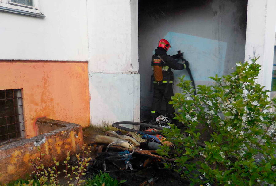 Два пожара пришлось тушить в Бобруйске