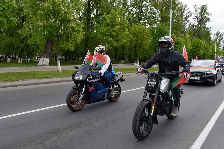 В Бобруйском районе состоялся автомотопробег «Дорогами памяти»