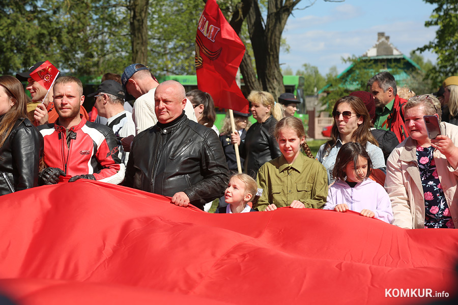 Колоссальная колонна: как в Бобруйске прошел автопробег, посвященный 78-й годовщине Победы