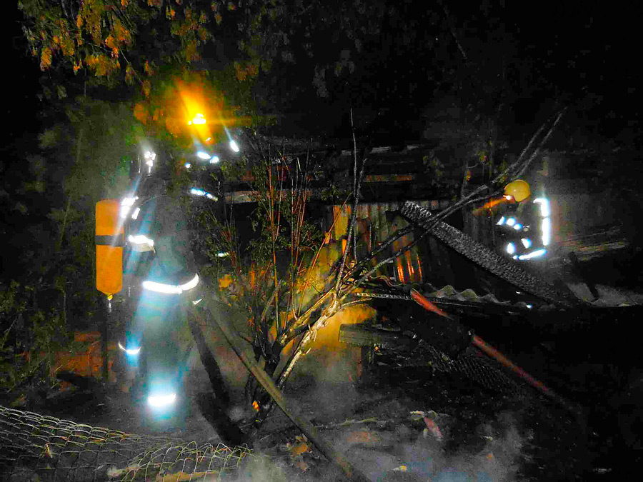 11 июня в четвертом часу ночи очевидцы сообщили бобруйским спасателям о пожаре в хозпостройке на улице К. Маркса.