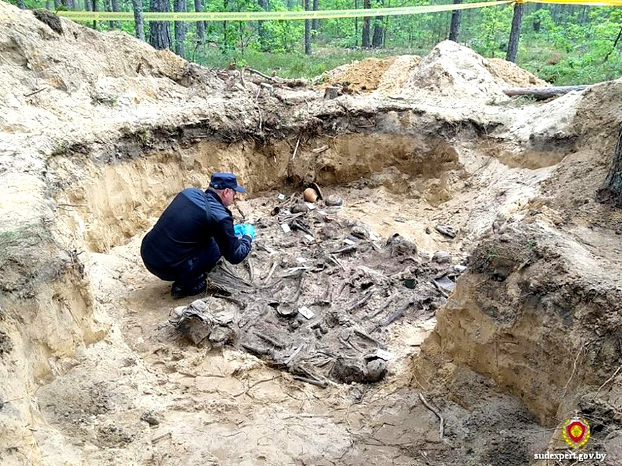 Ранее неизвестное захоронение местных жителей, расстрелянных фашистами, выявлено в Кличевском районе