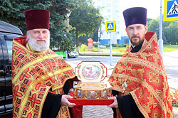 В Георгиевском храме состоялась торжественная встреча ковчега с мощами великомученика Георгия Победоносца