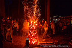 Кто сможет увидеть «Огненную скульптуру» в Вербках под Бобруйском
