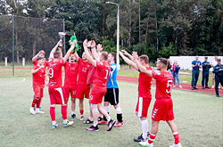 В Бобруйске завершился чемпионат по мини-футболу среди спасателей