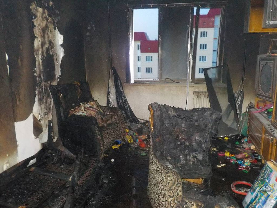На пожаре в Бобруйске погибли шестилетние близняшки