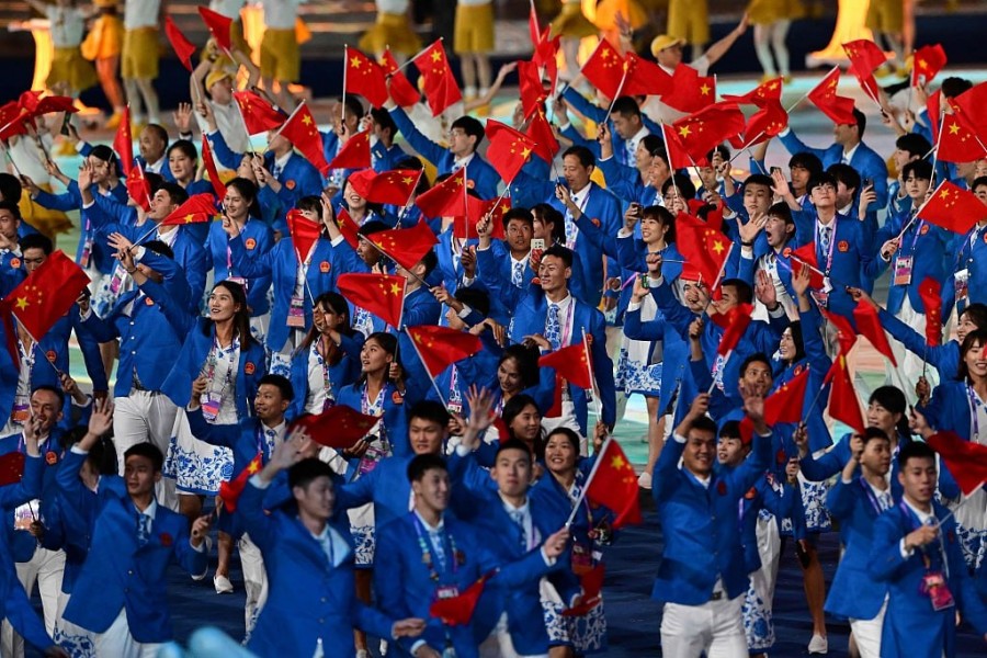 23 сентября 2023 года. В Ханчжоу состоялось открытие XIX Азиатских игр. Фото: CGTN.