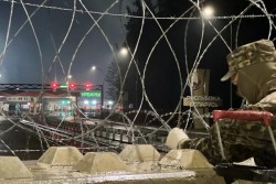 Пограничная служба Латвии показала, как выглядит только что закрытый переход