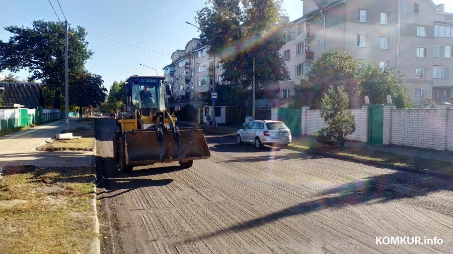 Бобруйск, сентябрь 2023. Текущий ремонт улицы Социалистической.