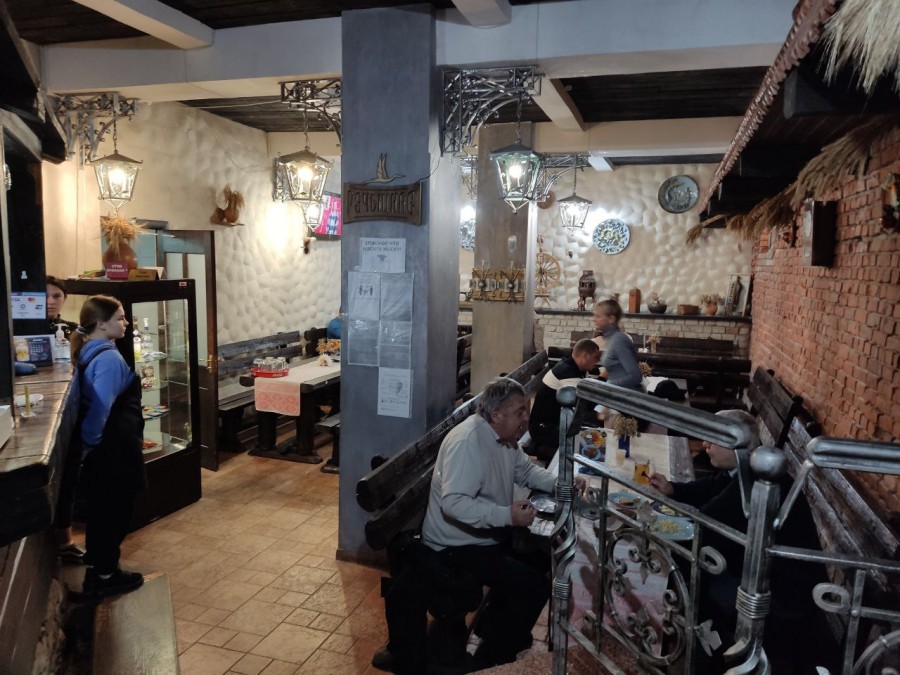 Кафе-бар «Корчма на Шкловском базаре». Могилев, 13.10.2023 г