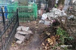 В Бобруйске нашли способ, как бороться со свалками на кладбищах