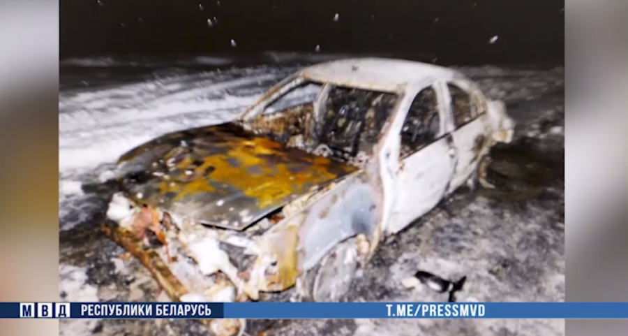 В Быховском районе водитель сбил пенсионера и поджег свой автомобиль, чтобы скрыть  участие в ДТП