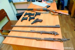 Сколько оружия и боеприпасов вывели из оборота в Бобруйске за шесть дней