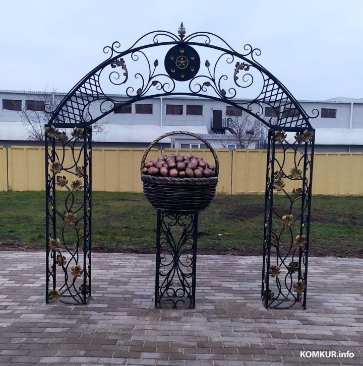 18 ноября 2023 года,, В Бобруйском районе увековечили картошку в бронзе. Фото нашего корреспондента.