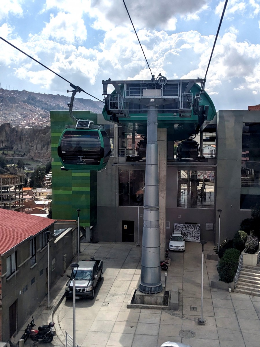 Канатная дорога в Ла-Пасе «Телеферико». Боливия. Октябрь, 2023.