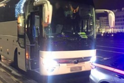 «Прямо на площади Независимости окружили машины с мигалками». Автобус Минск — Санкт-Петербург не смог уехать далеко