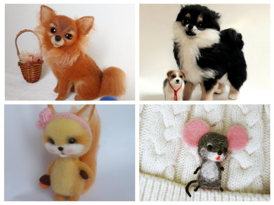 Игрушки, созданные Ириной Рудой. 