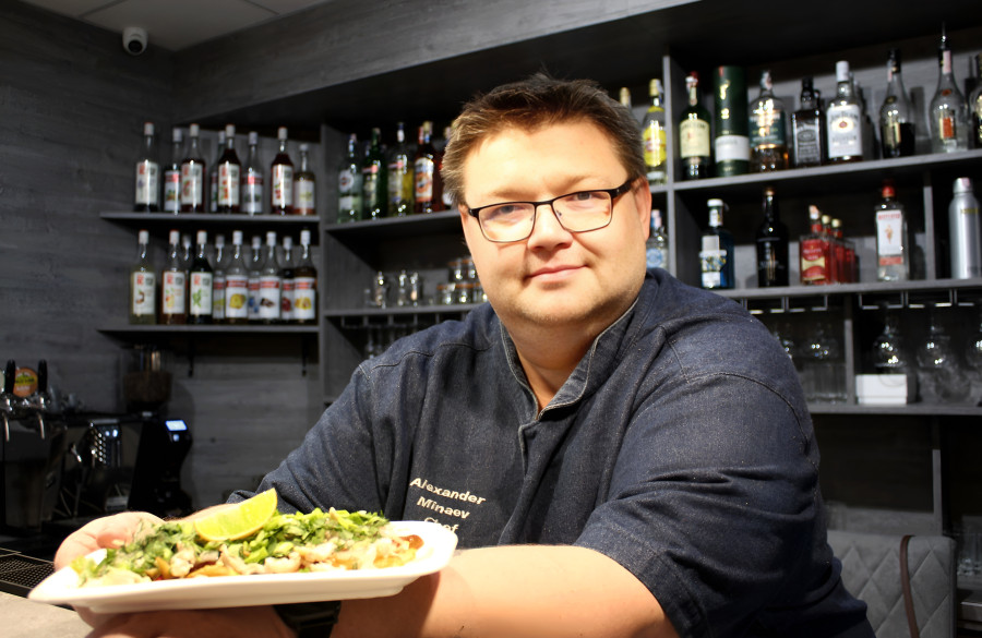 Шеф-повар могилевского ресторана «Гурманофф» Александр Минаев.