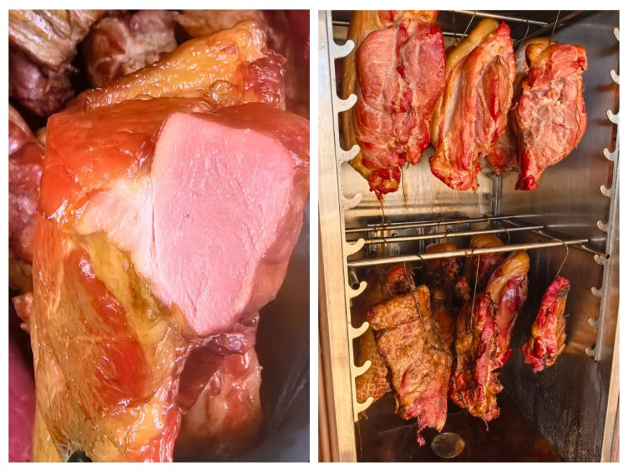 Копченые деликатесы, приготовленные Сергеем Дундиным.