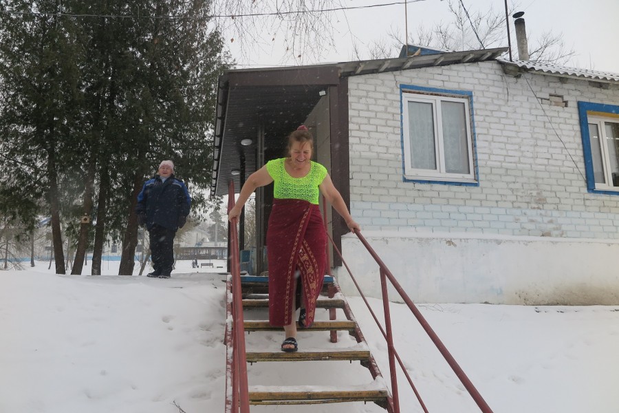 14 января 2024 г. Могилев, Печерский лесопарк. Мороз закаленным не страшен!