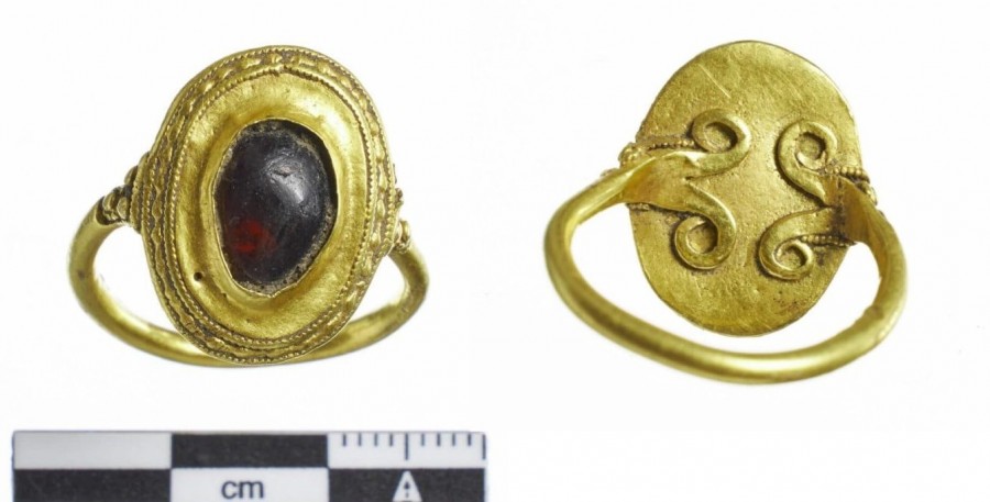 В Дании нашли золотой перстень возрастом 1500 лет
