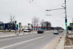 Бобруйским светофорам добавили яркости. Монтаж светодиодных повторителей должен завершиться до конца февраля