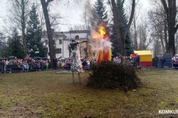Масленица, гори! В Бобруйске сожгли зиму и дали волю петуху (видео)