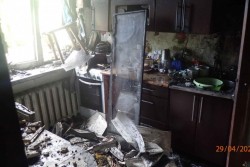 В Бобруйске старый холодильник «поджег» квартиру (видео)