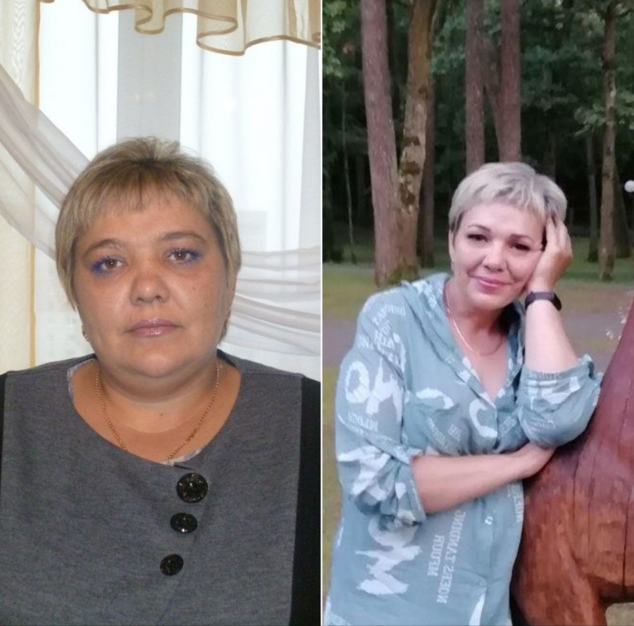 Елена Васильева до и после похудения.