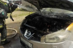 За один день в Бобруйске горело два автомобиля
