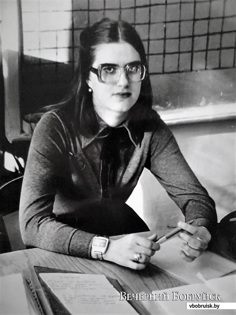 Лесниковская – строгая учительница, 1982 год.