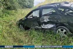 Пять человек пострадали в результате ДТП в Бобруйском районе (дополнено + фото с места аварии)