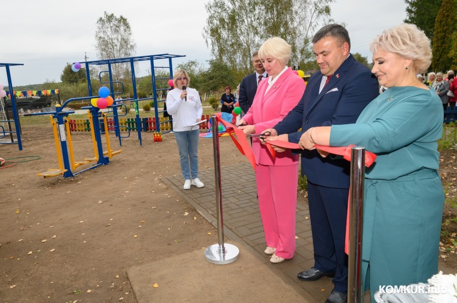 27.09.2024. Агрогородок Ленина. Торжественное открытие детской игровой площадки «Территория детства».