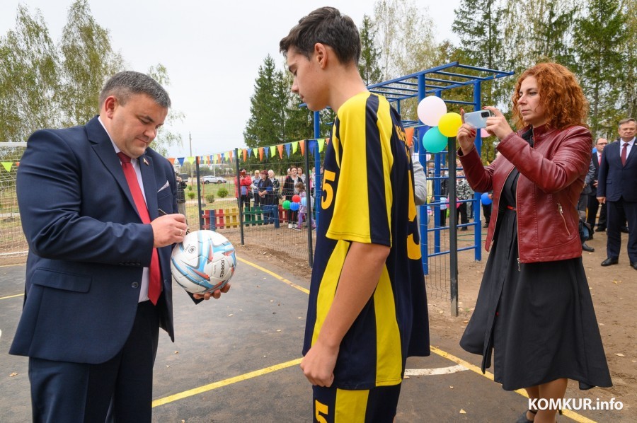 27.09.2024. Агрогородок Ленина. Торжественное открытие детской игровой площадки «Территория детства».