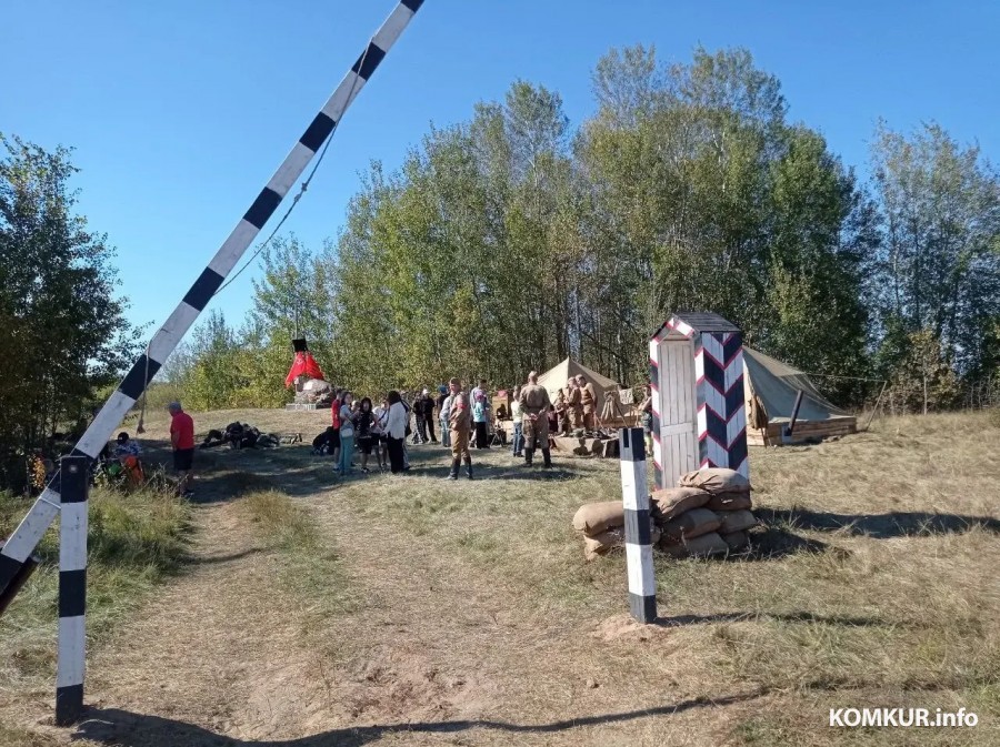 21.09.2024. Бобруйск. Патриотическое мероприятие, приуроченное ко Дню танкиста, на левом берегу Березины.