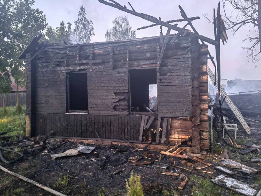 Пожар в Шкловском районе: горел частный дом, в огне погибла пожилая женщина