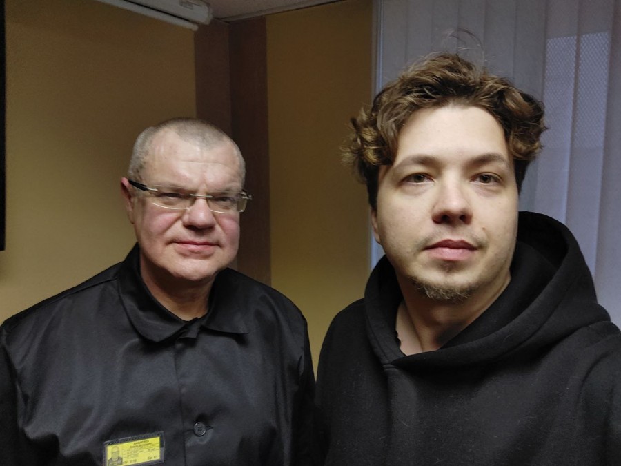 Блогер Протасевич встретился с экс-банкиром Виктором Бабарико (видео)