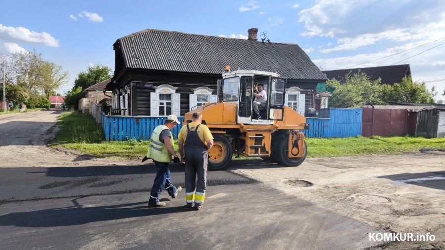 22.05.2025. Бобруйск. Ремонт улицы Коммунистической.