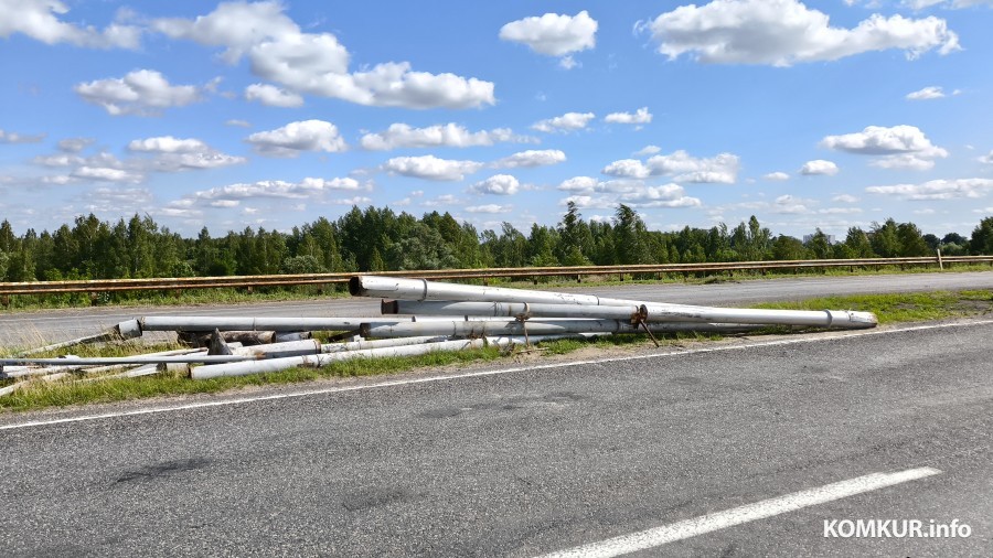 26.06.2025. Бобруйск. Реконструкция фандоковского моста продолжается.