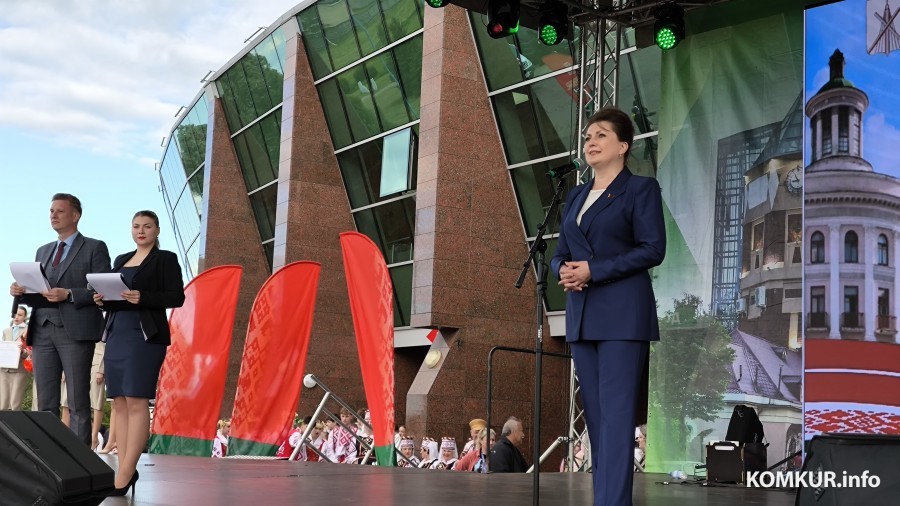 28.06.2025. Бобруйск. Награждение бобруйчан в рамках празднования Дня города.