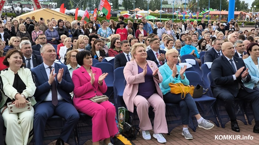 28.06.2025. Бобруйск. Награждение бобруйчан в рамках празднования Дня города.