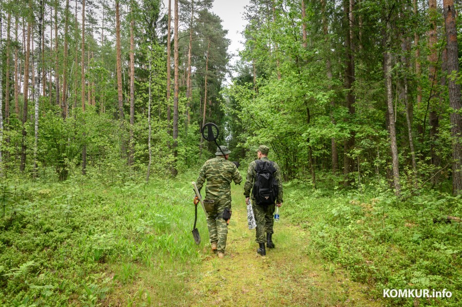 03.06.2025. Р93, Мышковичский сельский Совет, Кировский район, Могилёвская область, Беларусь. Поисковая экспедиция «Бобруйский котел» Могилевского областного историко-патриотического поискового клуба «Виккру».