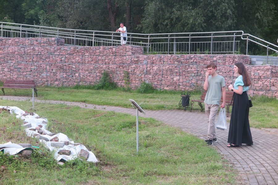 29.07.2025 г. Могилев, набережная Днепра., территория Троицкой церкви. 