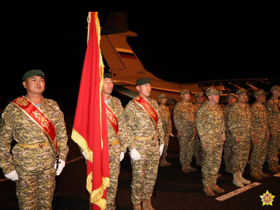 В Беларусь на учения ОДКБ прибыли военные из Таджикистана и Кыргызстана