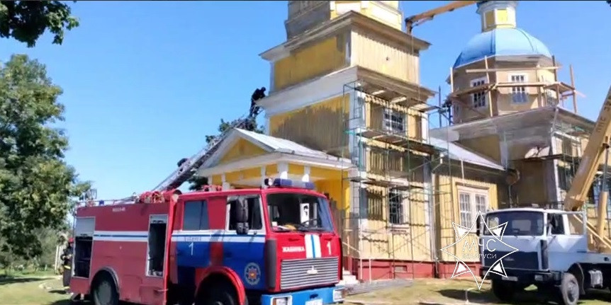 Православный храм горел в Брестской области